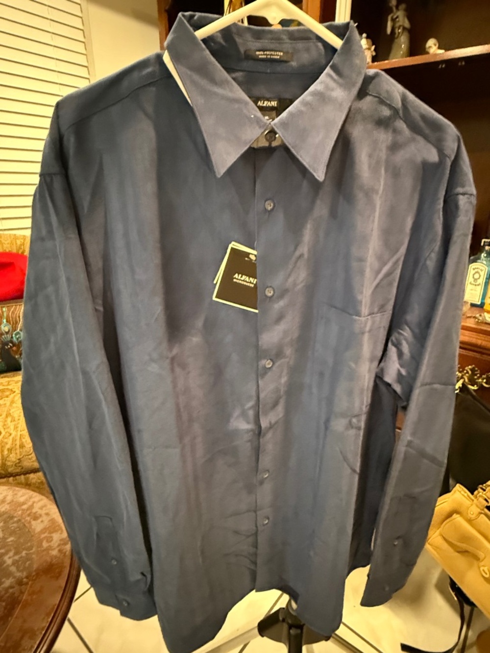 ALFANI XL STEEL BLUE L/S SHIRT